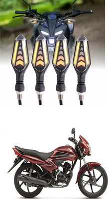 PRTEK Rear LED Indicator Light for Honda Dream Yuga(Blue)