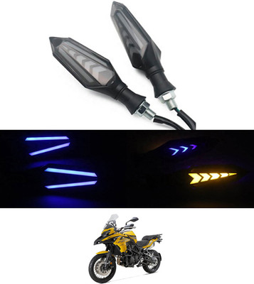 RKPSP Front LED Indicator Light for Universal For Bike Universal For Bike(Blue, Yellow)