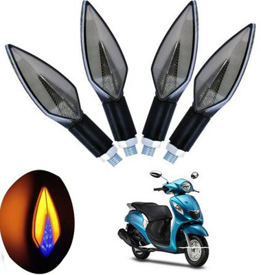 REPLEY Front, Rear LED Indicator Light for Yamaha Fascino(Yellow, Blue)