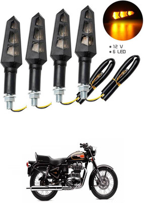 LOVMOTO Front, Rear LED Indicator Light for Royal Enfield 500(Yellow)