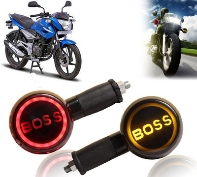 AUTO PEARL Side LED Indicator Light for Bajaj(Yellow, Red)