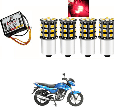 PRTEK Front, Side LED Indicator Light for Bajaj Universal For Bike(Red)