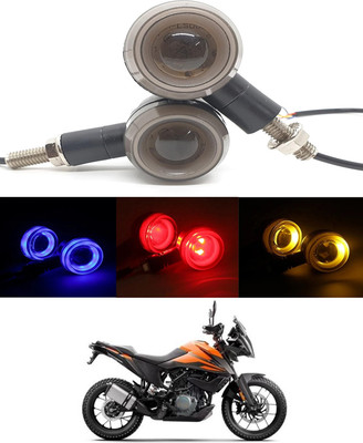 monolive Front LED Indicator Light for KTM Universal For Bike(Blue, Red, Yellow)