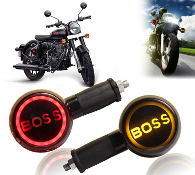 AUTO PEARL Side LED Indicator Light for Royal Enfield(Yellow, Red)