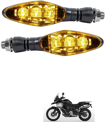 QUIRKY ZONE Front, Rear LED Indicator Light for Bajaj, Hero, Honda, TVS, Suzuki, Universal For Bike Universal For Bike(Yellow)