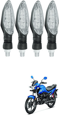 LOVMOTO Motorcycle Turn Signals Front Rear LED Turn Signal Light 3 Led for Le-ts Indicator Light Motorbike LED for Suzuki (12 V, 12 W)(Lets, Pack of 2)