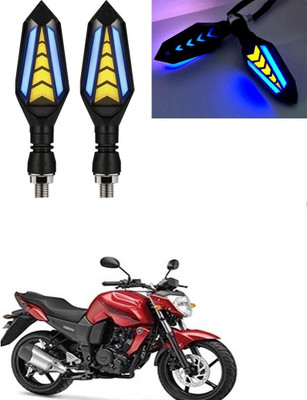 SRPHERE Front, Rear LED Indicator Light for Yamaha Universal For Bike(Amber, Blue)