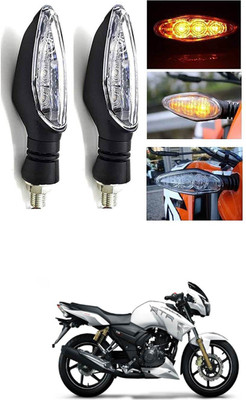 LOVMOTO Front, Rear LED Indicator Light for TVS Apache RTR 180(Multicolor)