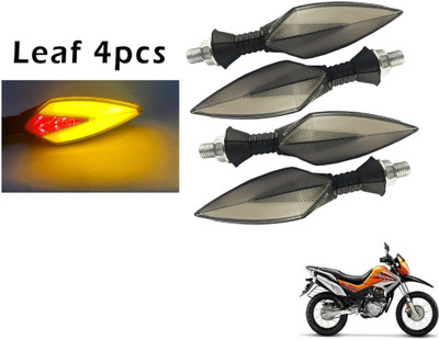 Generox Front, Rear LED Indicator Light for Hero Impulse(Red, Yellow)