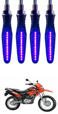 E-Shoppe Front, Rear, Side LED Indicator Light for Hero Impulse(Blue)