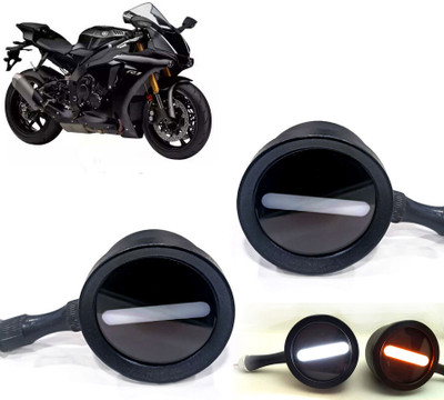 AUTO PEARL Front LED Indicator Light for Yamaha YZF R1(White, Yellow)