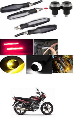 E-Shoppe Front, Rear, Side LED Indicator Light for Hero Achiever(Yellow, Blue)