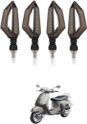 PRTEK Front, Rear LED Indicator Light for Piaggio(Multicolor)