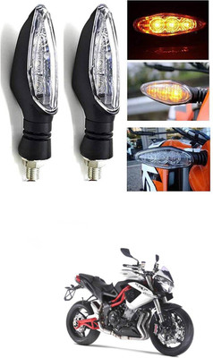 LOVMOTO Front, Rear LED Indicator Light for Universal For Bike(Yellow)