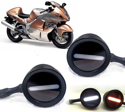 AUTO PEARL Front LED Indicator Light for Suzuki GSX(White, Yellow)