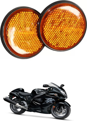 E-Shoppe Front, Rear, Side LED Indicator Light for Suzuki Universal For Bike(Yellow)
