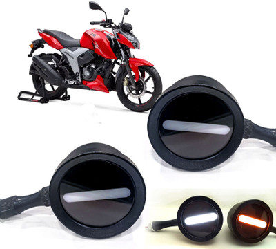 AUTO PEARL Front LED Indicator Light for Suzuki Apache(White, Yellow)