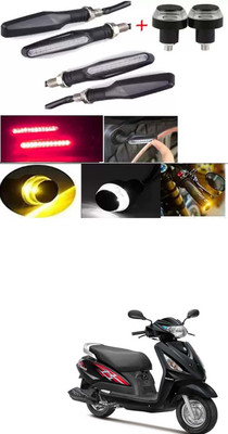 E-Shoppe Front, Rear, Side LED Indicator Light for Suzuki Swish 125(Yellow, Blue)