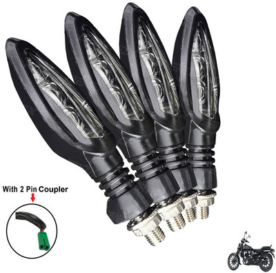 Generox Front, Rear LED Indicator Light for Bajaj Avenger 150(Yellow)