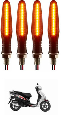 E-Shoppe Front, Rear, Side LED Indicator Light for TVS Wego(Yellow)
