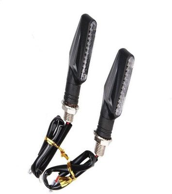REPLEY Front, Rear LED Indicator Light for Bajaj Discover 125 DTS-i(Yellow)
