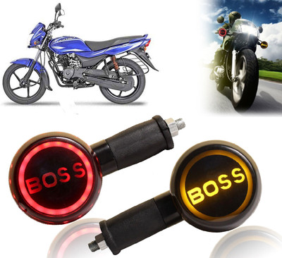 AUTO PEARL Side LED Indicator Light for Bajaj Platina 125(Yellow, Red)