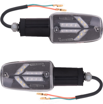 UNO MINDA Front, Rear LED Indicator Light for Hero Passion Pro, Passion Plus(Blue, White)