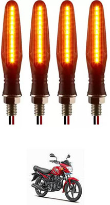 E-Shoppe Front, Rear, Side LED Indicator Light for Suzuki Hayate(Yellow)