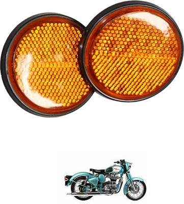 E-Shoppe Front, Rear, Side LED Indicator Light for Royal Enfield Universal For Bike(Yellow)