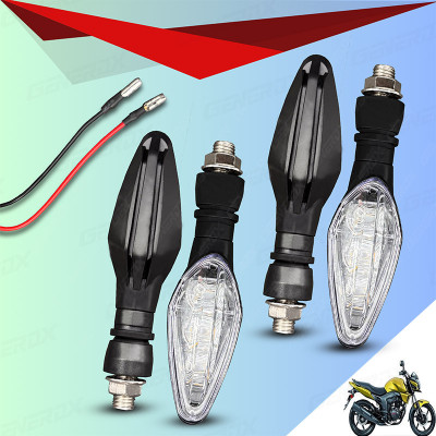 Shopland Front, Rear LED Indicator Light for Honda CB Unicorn Dazzler(Yellow)
