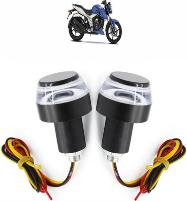 SHOWRIDE Front LED Indicator Light for TVS Apache RTR 160(White, Blue)