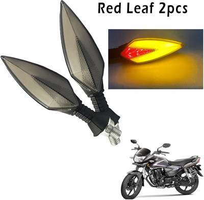 Generox Front, Rear, Side LED Indicator Light for Honda CB Shine(Red, Yellow)
