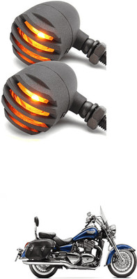 LOVMOTO Front, Rear LED Indicator Light for Royal Enfield Thunder Bird 350(Yellow)