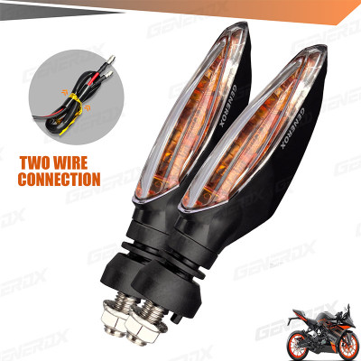 Generox Front, Rear, Side LED Indicator Light for KTM RC 200(Yellow)