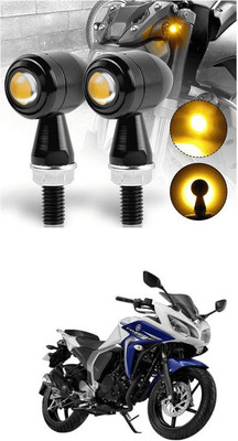 GONAMA Front, Rear LED Indicator Light for Yamaha Fazer(Yellow)