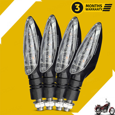 Generox Front, Rear, Side LED Indicator Light for Hyosung Aquila 250(Amber, Yellow)