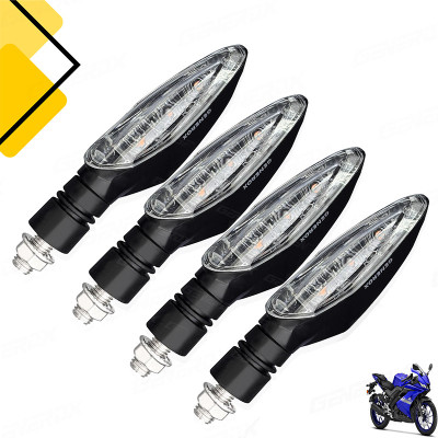Generox Front, Rear LED Indicator Light for Yamaha YZF R15(Amber)