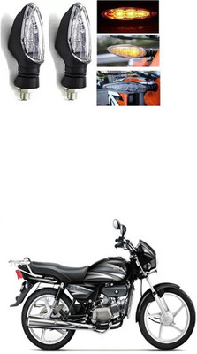 PRTEK Front, Rear LED Indicator Light for Universal For Bike Splendor Plus(Multicolor)