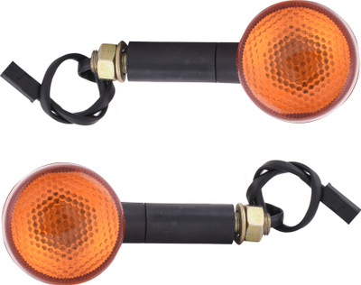 UNO MINDA Front, Rear Halogen Indicator Light for Royal Enfield Super Thunderbird(Amber)