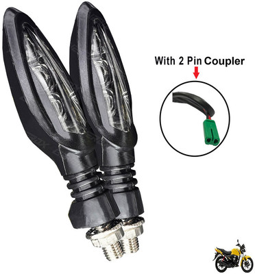 Generox Front, Rear LED Indicator Light for Suzuki Sling Shot Plus(Yellow)