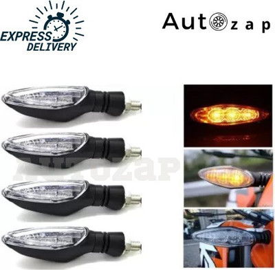 Autozap Front, Rear LED Indicator Light for NA RC 200, Duke 190, Duke 390, RC 390(Yellow)