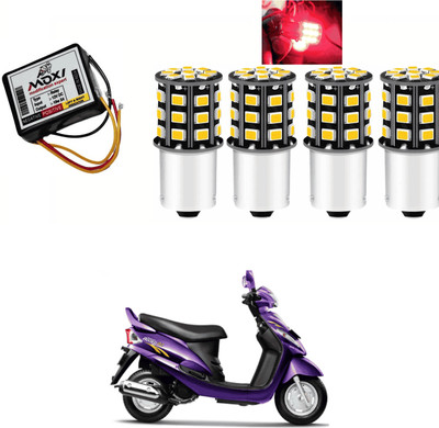 PRTEK Front, Side LED Indicator Light for Mahindra Rodeo RZ(Red)