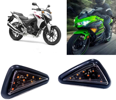 AUTO PEARL Side LED Indicator Light for Honda CB(Yellow)