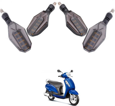 PRTEK Front, Rear LED Indicator Light for Royal Enfield 500(Multicolor)