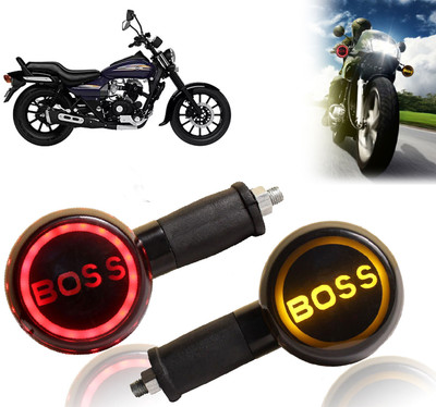 AUTO PEARL Side LED Indicator Light for Bajaj Avenger 150(Yellow, Red)