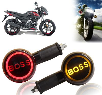AUTO PEARL Side LED Indicator Light for Bajaj Pulsar 150(Yellow, Red)