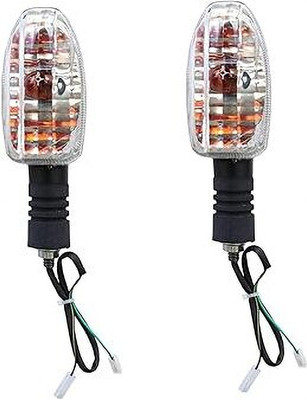 Auto Snap Front, Rear, Side Halogen Indicator Light for Bajaj Pulsar 220, Pulsar 180, Pulsar 150, Pulsar 150 AS(Orange)