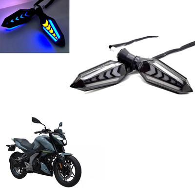 Vagary Front, Rear LED Indicator Light for Bajaj Pulsar N160(Blue, Yellow)