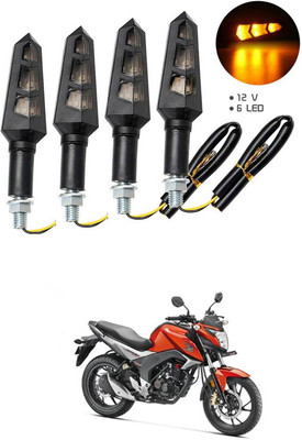 LOVMOTO Front, Rear LED Indicator Light for Honda CB Hornet 160(Multicolor)