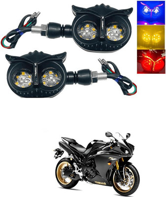JMA TRADING Front, Rear LED Indicator Light for Hero Hunk(Yellow, Blue)